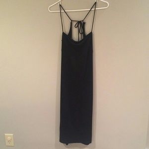 Arden B strappy midi black dress